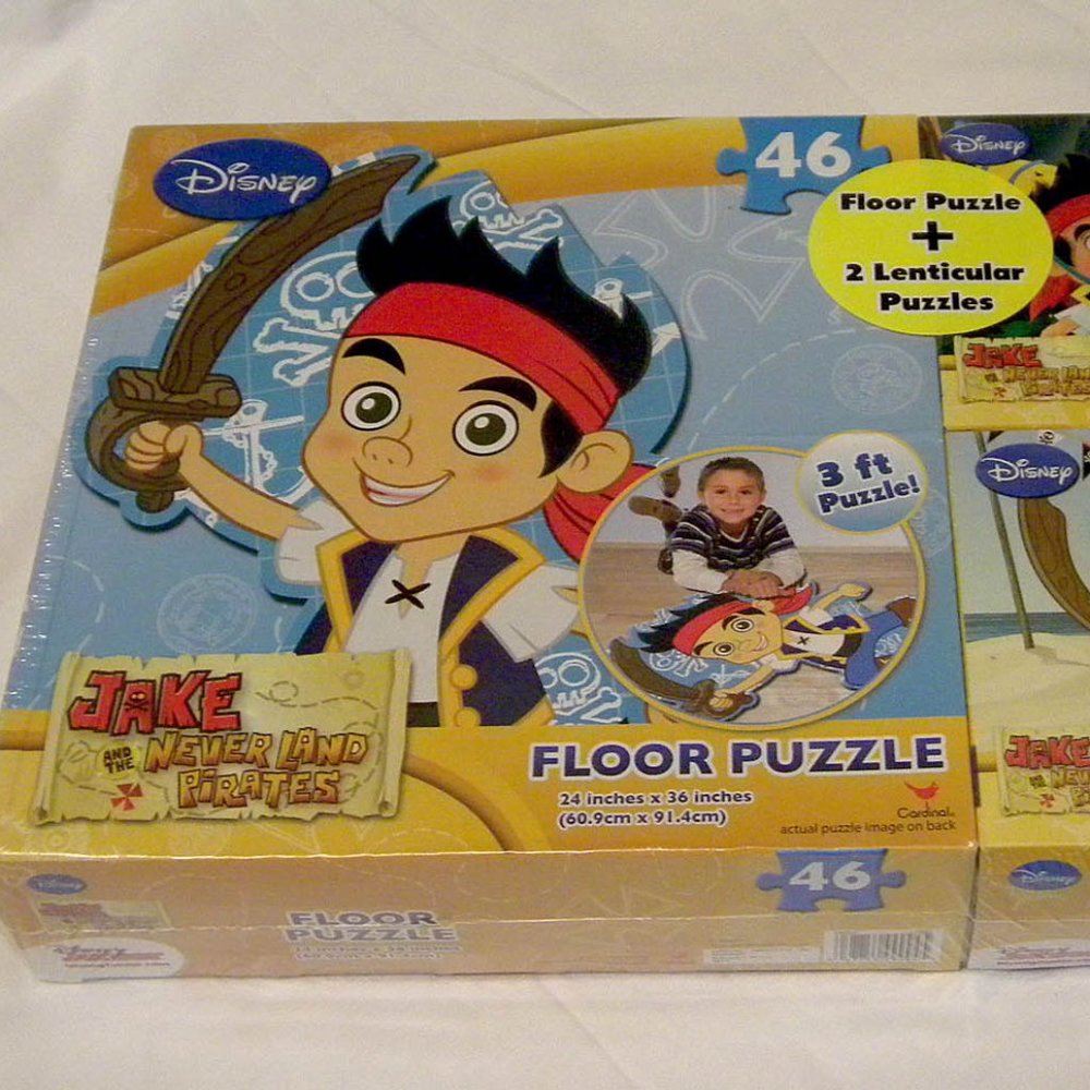 Disney’s Jake and the Never Land Pirates  Puzzle Combo Pack  new unopened